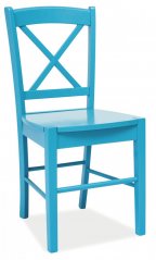 CD-56 jídelní židle, modrá
