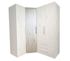 ZITA 8-22 rohová šatní skříň