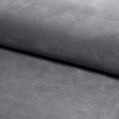 MONAKO VELVET - postel, šedá, 160x200 cm