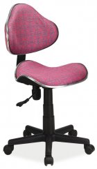 Q-G2 kancelářská židle, růžová
