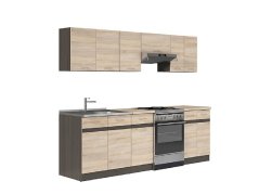 Kuchyňská sestava Junona Line 240, verze 2, dub Sonoma VERZE2
