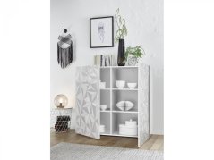 PRISMA komoda, bílá