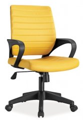 Q-051 kancelářská židle, žlutá