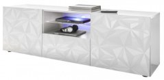 PRISMA TV stolek, bílá PRISMA TV stolek, bílá