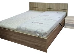 Postel MIAMI 180, s roštem a úložným prostorem