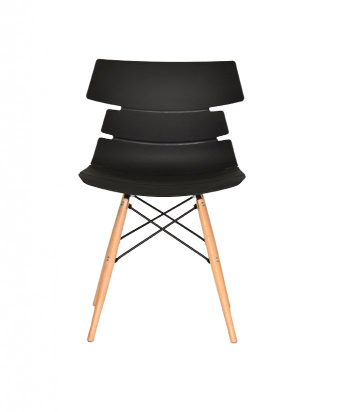 TWO židle 2WX-PBK černá/dřevo
