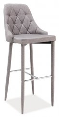 TRIX H-1 barová židle, šedá
