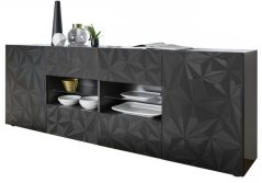 PRISMA komoda, antracit PRISMA komoda, antracit