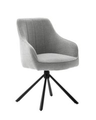 KASAMA židle s područkami, světle šedá