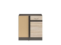 Junona Line skříňka DNW/100/82L, wenge/dub Sonoma