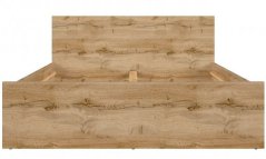 ZELE postel, dub wotan, 160 ZELE postel, dub wotan, 160