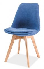 DIOR jídelní židle, modrá