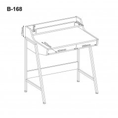 B-168 pracovní stůl