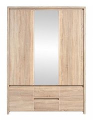 KASPIAN skříň SZF5D2S, dub sonoma