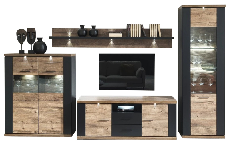 NATAN obývací stěna, KOMBI 29 B