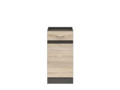 Junona Line skříňka D1D/50/82-P, wenge/dub Sonoma