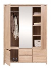 KASPIAN skříň SZF5D2S, dub sonoma