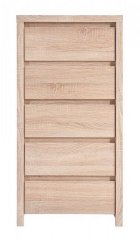 KASPIAN komoda KOM5S, dub sonoma