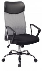 Q-025 kancelářská židle, černá/šedá