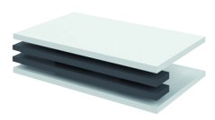 THOMAS konferenční stůl, BARDOLINO/BÍLÁ