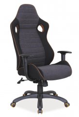 Q-229 kancelářská židle, šedá/černá