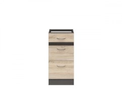 Junona Line skříňka D3S/40/82, wenge/dub sonoma