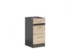 Junona Line skříňka D3S/40/82, wenge/dub sonoma