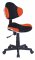 Q-G2 kancelářská židle, oranžová/černá