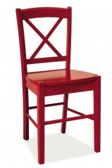 CD-56 jídelní židle, červená