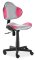 Q-G2 kancelářská židle, růžová/šedá
