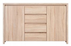 KASPIAN komoda KOM2D4S, dub sonoma