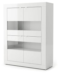 BASIC vitrína, bílá