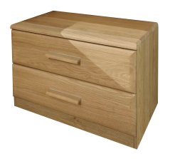 TOLEDO noční stolek se 2 zásuvkami