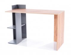 B-001 psací stůl, dub wotan/antracit