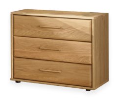 LIDO noční stolek se třemi zásuvkami