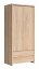 KASPIAN skříň SZF2D2S, dub sonoma