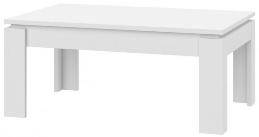 NORDIC konferenční stolek 70x110, bílá arctic