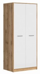 MATOS skříň, dub wotan/bílá mat