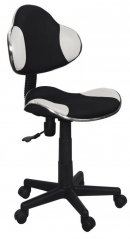 Q-G2 kancelářská židle, bílá/černá