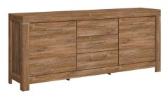 GENT komoda KOM2D3S/9/20, dub stirling
