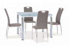 DAMAR II jídelní stůl, bílý