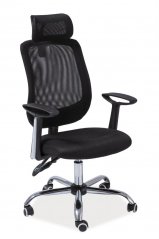 Q-118 kancelářská židle, černá