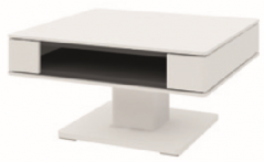 VASSA Sisa konferenční stolek, čtverec, bílá arctic