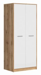 MATOS skříň, dub wotan/bílá mat MATOS skříň, dub wotan/bílá mat