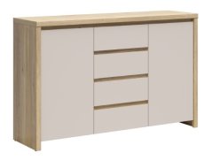 KASPIAN komoda KOM2D4S, dub mauvella/kašmír