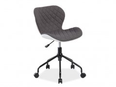 RINO kancelářská židle, černá, šedá