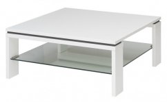 SPOT konferenční stolek 90x90, bílá arctic