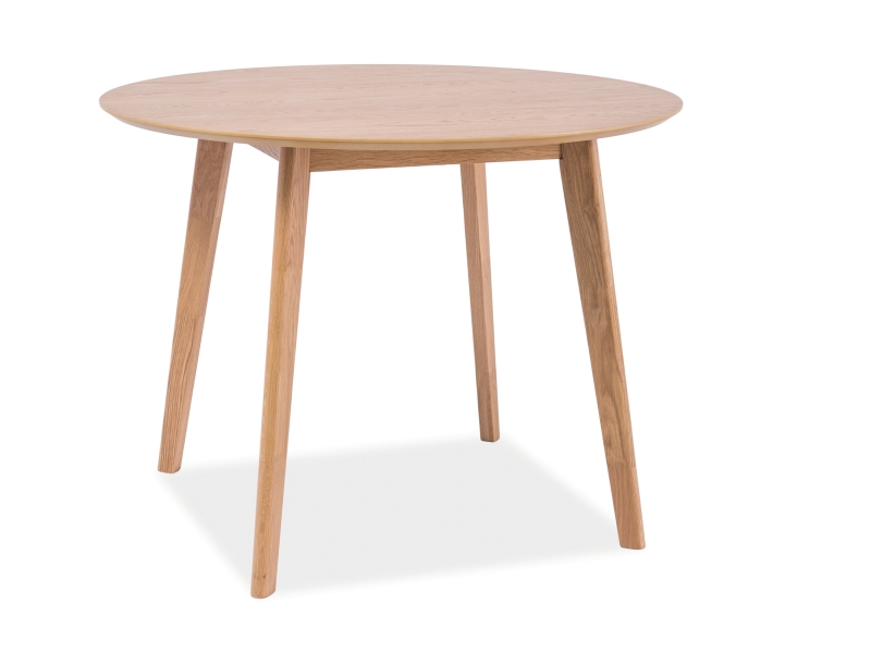 MOSSO II stůl, dub, 90x90