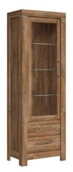 GENT - vitrína REG1W2S/20/7, dub stirling