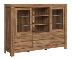 GENT komoda KOM2W6S/13/17, dub stirling